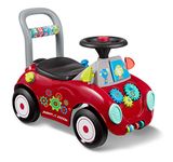 Radio Flyer Busy Buggy, Sit to Stand Toddler Ride On Toy, Ages 1-3, Red