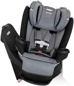 Evenflo Gold Revolve360 Extend All-in-One Rotational Car Seat with SensorSafe (Moonstone Gray)