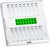 EBL AA Battery Charger, 16 Bay Batt