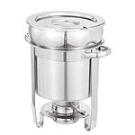 BotaBay 7L Stainless Steel Round Catering Food Warmers, Party Food Warmer Buffet Set, Buffet Server Soup Chafer Set, Warming Pots to Keep Food Warm for Parties Buffet Wedding Banquets Commercial Grade