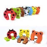Animal Shape Kid’s Finger Pinch Safety Door Guard/Stopper (Pack of 5)