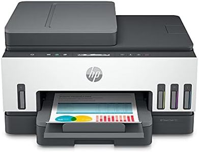HP Smart Tank 750 All-in-One Auto Duplex Wired Colour Color Home Inkjet Printers with Adf. (Upto 12000 Black, 8000 Colour Pages Included in The Box). - Print, Scan & Cope for Office with Adf