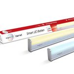 Wipro Next Smart Wi-Fi 20W CCT LED Batten | White Tunable | Dimmable | Scheduling | Scene Creation | Smart Grouping of Lights | Control from Anywhere |Amazon Alexa & Google Asst Compatible |Pack of 1