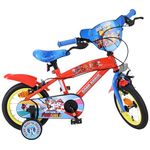 Volare Paw Patrol Kids Bike | Ages 4-6 | 16 Inch Wheel | 2 Handbrakes (Front & Back Wheel), Removable Stabilisers, Chain Guard & Pedal Reflectors | Adjustable Saddle | Gift for Girls & Boys