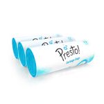 Amazon Brand - Presto! Garbage Bags, Large - 15 bags/roll (Pack of 3, Blue, For Dry Waste)(Plastic)