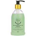 Bathing Essentials Natural Shampoo (300ml) for Hair Fall, Dandruff & Frizz Control. All Hair Types (Crafted with 10+ Natural Ingredients) | Green Apple Fragrance