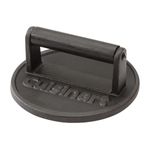 Cuisinart Cast Iron Smashed Burger Press | Heavy Duty Burger Smasher with Heat Resistant Handle | 17cm Grill Press for Burgers, Meat, Sandwiches
