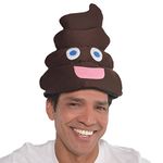 Poophead Hat Head Accessory - One Size, Brown - 1 Pc, Brown, Standard