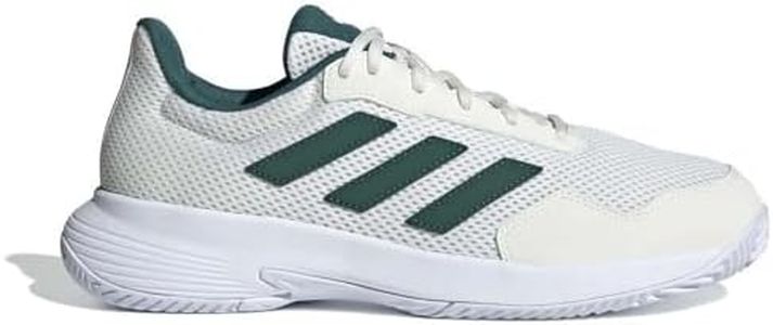 adidas Court Spec 2 Tennis Shoes, Scarpe Unisex-Adulto, off White/Collegiate Green/Cloud White, 43 1/3 EU
