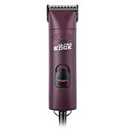 Andis-22685, Professional UltraEdge Detachable Blade Clipper-Super 2-Speed Rotary Motor with Shatter-Proof Housing, Runs Calm & Silent Manner, 3400/4400 SPM-for Coats & Breeds-120V, Burgundy | 1 Count (Pack of 1)