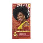 CREME OF NATURE EXOTIC SHINE COLOUR WITH ARGAN OIL FROM MOROCCO 1.0 INTENSE BLACK