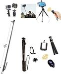 6pc Selfie Stick Wireless Remote Tr