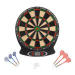 Toyrific Electronic Dartboard with LED Display, 28 Games and 159 Modes, Safe Soft Tip Darts, Kids Dart Board, Automatic Scoring, for Children and Adults