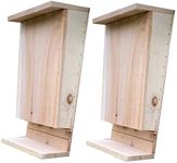 Selections Pack of 2 Wooden Bat Box