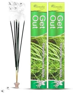 Aromatika Get Out 240 Mosquito Repellent Incense Sticks, Natural and Herbal Citronella Agarbatti Pack | Machar Agarbatti | Anti- Mosquito | Burn Time- 45 mins Approx