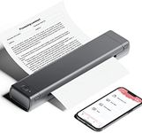 Phomemo Wireless Portable Printer, Supports A4 8.27"x11.69", Inkless Mobile Printer Compatible with iOS, Android & Laptop, Portable Printers Wireless for Travel, Mobile Office, School, Home, Car