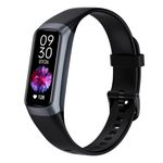 TROTY Fitness Tracker with Heart Rate/Blood Oxygen/Sleep Monitor, 20+ Sports Modes Smart Watches for Women/Men, Activity & Step Tracker Smart Watch for Android/iOS Phones (Black)