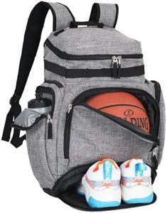Goloni Basketball Backpack,Large Sports Bag with Ball Compartment & Shoe Compartment, Best for Basketball, Soccer, Volleyball,Gym, Travel