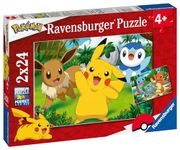 Ravensburger Pokemon Jigsaw Puzzles for Kids Age 3 Years Up - 2x 24 Pieces - Educational Toddler Toys and Games