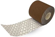 Bye Bra Body Tape Roll, Breast Lift Tape, Adhesive Bra, Lifting Boob Tape with Satin Nipple Covers, Multiple Colours Available (Brown)