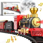 Hot Bee Train Set, Trains for Kids Adults Boys, Electric Train Set, Steam Train, Kids' Play Trains & Trams, Model Train, Train Track Toys for Boys