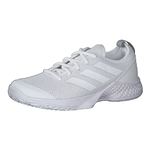 Adidas womens Court Control W FTWWHT/FTWWHT/SILVMT Sneaker - 4 UK (GW2519)
