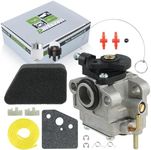 partszen 753-08323 753-08319 Carburetor Fit for Troy-Bilt TB685EC TB6044XP TB635EC 625EC for MTD Craftsman 316731933 316731934 AC8 TEC Trimmer with AC04122 Fuel Line Filter spark plug Kit