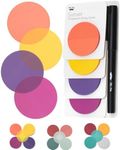 Mr. Pen- Transparent Sticky Notes, 200 Pcs, Sunset Set, Round Translucent Sticky Notes, Sticky Note Tabs, See Through Sticky Notes Transparent, Bible Sticky Notes, Mr Pen Bible Tabs