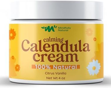 Calendula Cream with Organic Aloe Vera - Baby Calendula Cream for Face and Body - Healing After Sun Kids Lotion for Sunburn Relief and Soothing Minor Skin Conditions (Light Citrus Vanilla)