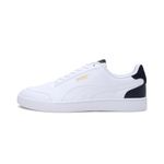 Puma Shuffle Unisex Sneakers, Puma White Puma White Peacoat Puma Team Gold, 9 UK