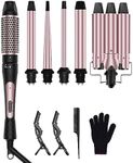 6 in 1 Curling Iron, 3 Barrel Curli