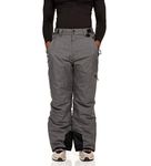 Arctic Quest Mens Ski Pant, Grey Heather - Large