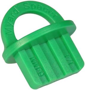 MYARD 1/4" Inch (Green, 20 Pack) Deck Board Jig Spacer Rings for Pressure Treated, Composite, PVC, Plank, Hardwood Decking Tool DJS6.4