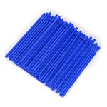 100 Pcs Dental Disposable, Reagent Brush Applicator Teeth Whitening Applicator Brush Micro Applicator Brush Bendable Sticks (blue,)