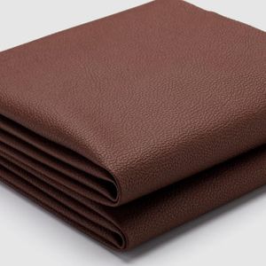 K-Musculo Vinyl Fabric, Marine Faux Leather Upholstery, for Upholstery Crafts, DIY Sewings, Sofa, Handbag, Earrings, Hair Bows Decorations (Brown 54'' X 180'' inch 5Yd)