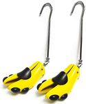 QGWJEKUI Boot Stretchers for Cowboy Boots, Adjustable Shoe Stretcher Women Men Wide Feet, Shoe Boot Expander, Yellow, Women Size 8-10