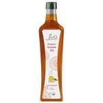 Jiva Organics Organic Sesame Oil 1 Liter Bottle - Ideal for Ayurvedic & Cooking, from Organic Seeds, 100% Natural & Non-GMO