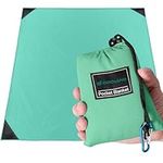 Odoland Outdoor Pocket Travel Blanket Beach Mat - Waterproof Sand Proof Beach Blanket, Picnic Mat - Multi Colour and Sizes - Portable Lightweight for Camping, Picnic AppleGreen L