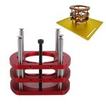 Precision Router Lift, Wood Working Trimming Machine, Aluminum Alloy Router Table, Saw Insert Plate Lifting System Base Kit for Small Trimming Machines