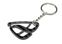 Pro Spec Imports - Real Carbon Fibre keychain for Mazda RX7 FD FC SA, RX8, Cosmo, RX2 RX3 RX4 RX5, MX5, rotor, Efini, rotary, gift, accessory, Carbon Fibre, One Size