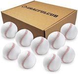 Gracfulcub Baseball Ball, Official Game Baseballs for Youth and Adult Baseball Players Training, Official Size and Weight Suitable for Batting Fielding Hitting Pitching Practice (Hard Ball 9pc)