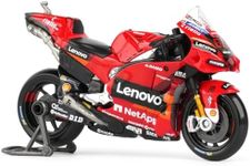 Bburago 1/18 Scale 36391 - Ducati Desmosedici Motorcycle Moto GP - #63 F.Bagnaia & #43 J. Miller