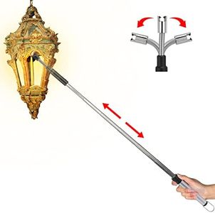 XIOKEMY USB rechargeable lighter, retractable long lighter (11.4in-27.55in), the ignition port of the lighter can be rotated 360°, the super long lighter is suitable for candles, barbecue,kitchen,etc.