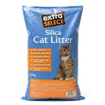 Extra Select Silica Cat Litter - Non Clumping Cat Litter Unscented - 15kg