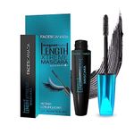 FACES CANADA Magneteyes Length Xtreme Mascara - Black, 8g | Volumizes Lashes | Waterproof | Quick Drying | Long Wear | Intense Black Finish | Lightweight | Enriched With Jojoba Oil & Vitamin E