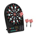 CLUB BOLLYWOOD® Electronic Dart Board Soft Darts Auto Scoring Dartboard Set for Home|Sporting Goods | Indoor Games | Darts |1 Electronic Dart Board with 3 Darts