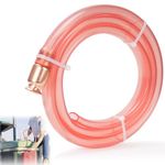 Nutmanel Siphon Pump Hose,Orange Siphon Hose,Syphon Pump,6ft Multi-Purpose Portable Jiggle Siphon Tube,Fuel Siphon for Gas/Water/Gasoline/Fuel Automatic Shaker Siphon Self Priming Hose