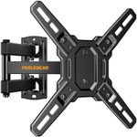 Perlegear Full Motion TV Wall Mount Bracket for Most 13-42 Inch LED LCD Flat Curved Screen TVs & Monitors, Swivel Tilt Extension Rotation with Articulating Arms, Max VESA 200x200mm up to 44lbs