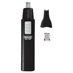 Wahl Ear Nose and Brow Dual Head Battery Powered Cordless Detachable Head Trimmer, Nose, Ear, Face, Eyebrows, 2 Years Warranty; 05567-200