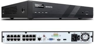 ONWOTE 6K 12MP 16 Channel PoE NVR, Smart AcuSearch, 16CH Security Video Audio Recorder (Built-in 16 PoE Ports), Only Work with ONWOTE 12MP/4K 8MP/6MP/5MP POE IP Cameras, Support 20TB (No HDD Included)
